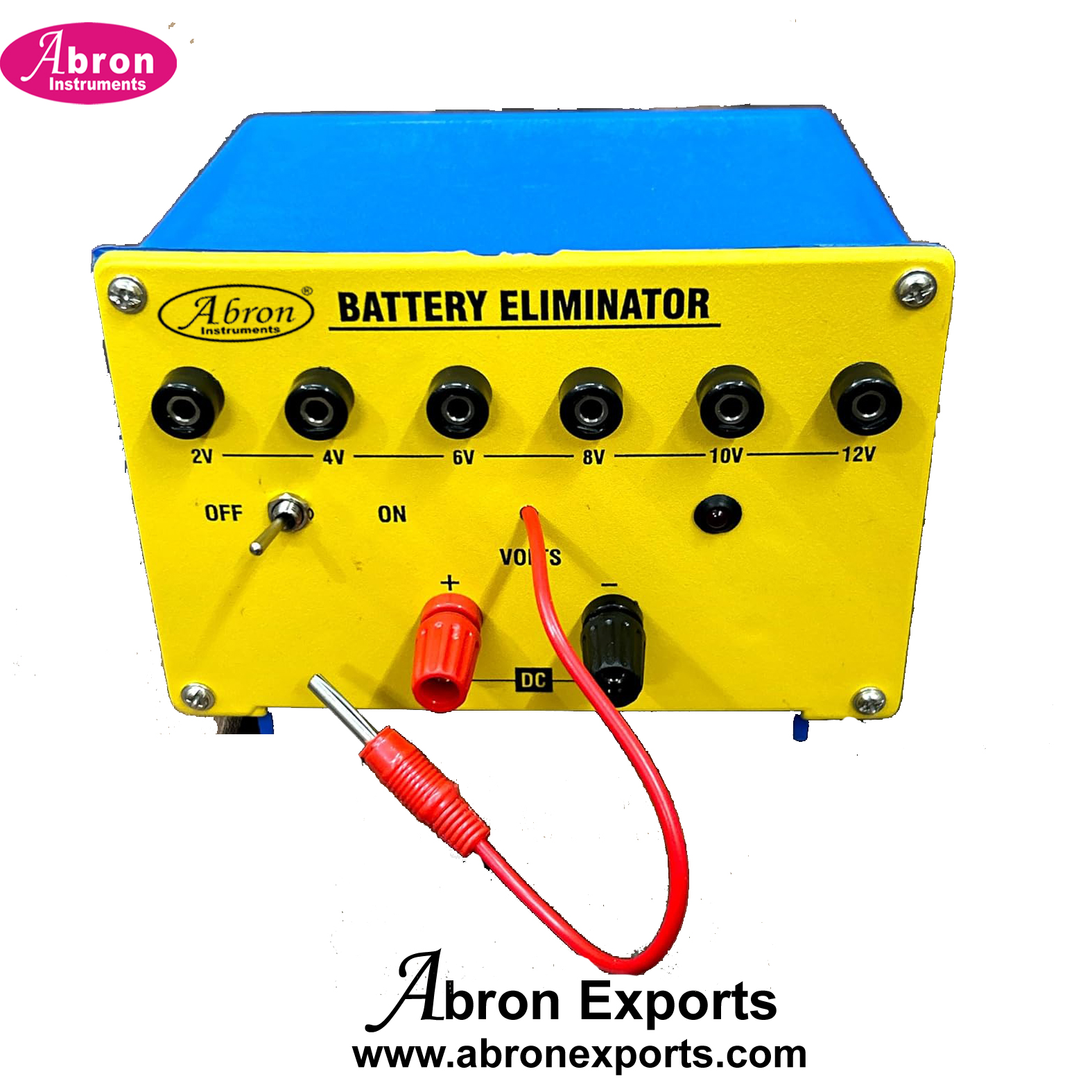 Battery Eliminator Power Supply Wire Banana Plug AC DC 0-2-4-6-8-10-12v 3Amp in Steps Abron AE-1205A3 